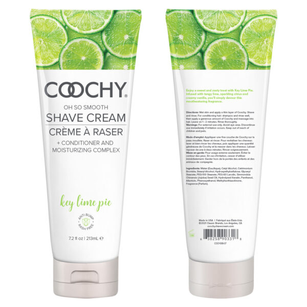 Coochy Shave Cream Key Lime Pie 7.2 oz. - Image 3