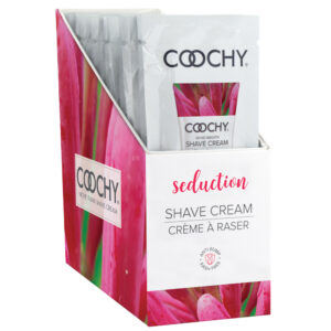 Coochy Shave Cream Seduction 0.5 oz. Foil 24 Pc Display