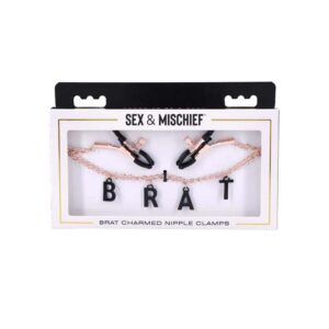 S&M Brat Charmed Nipple Clamps