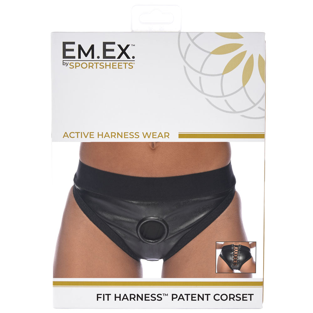 Em.Ex. Fit Harness Patent Corset Xl 1 Em.Ex. Fit Harness Patent Corset Xl