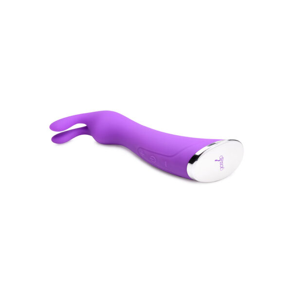 Zippy 28X Silicone Rabbit Clit Stim Vibrator Violet - Image 3