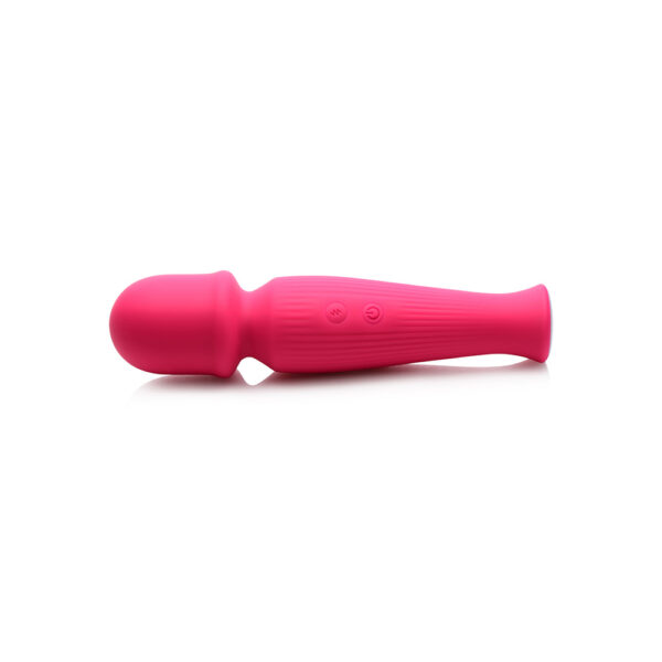 10X Silicone Vibrating Wand Magenta - Image 2