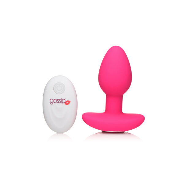 Gossip Pop Rocker 10 Function Rechargeable Butt Plug Magenta - Image 2