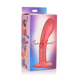 Simply Sweet G-Spot Silicone Dildo Pink