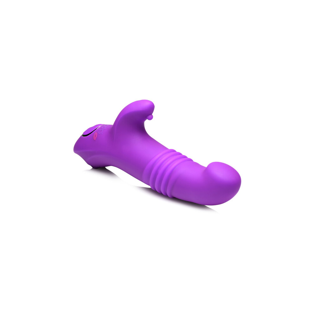 Gossip Blasters 7X Thrusting Silicone Rabbit Vibrator Violet 2 Gossip Blasters 7X Thrusting Silicone Rabbit Vibrator Violet - Image 2