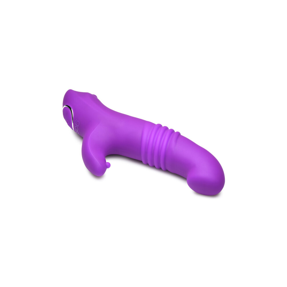 Gossip Blasters 7X Thrusting Silicone Rabbit Vibrator Violet 3 Gossip Blasters 7X Thrusting Silicone Rabbit Vibrator Violet - Image 3