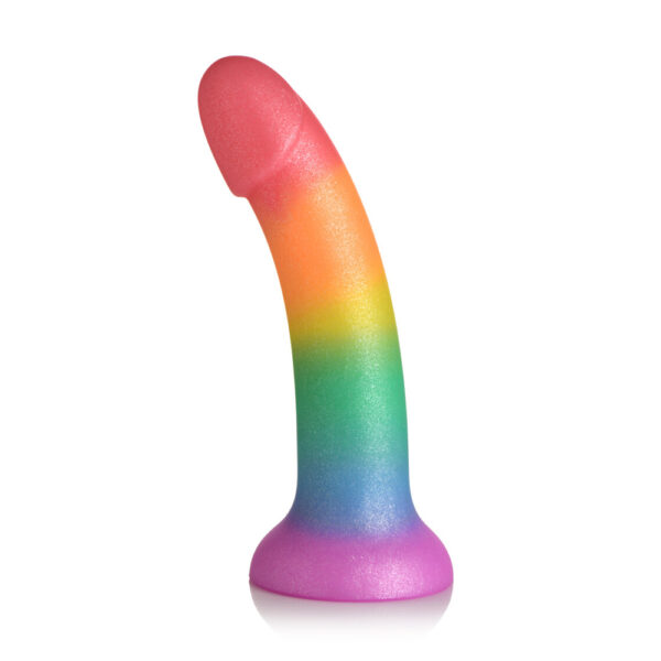 Simply Sweet 6.5" Phallic Rainbow Dildo - Image 2