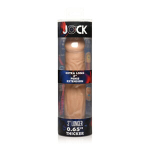 Jock Extra Long 3" Penis Extension Sleeve Light