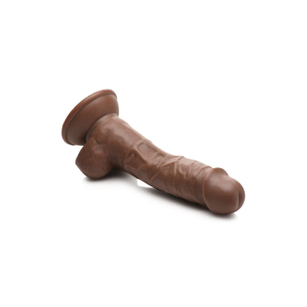 Jock Weightlifting Wesley 7" Dildo With Balls Dark - Image 3