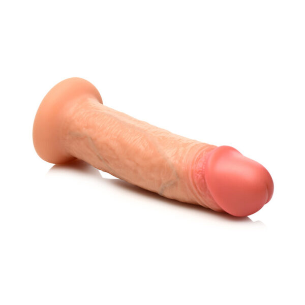 Jock 8" Realistic Skin Silicone Dildo Light - Image 3
