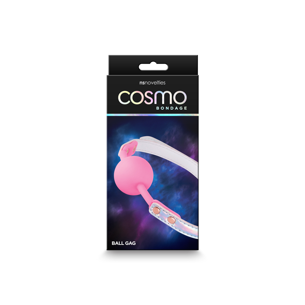 Cosmo Bondage Ball Gag Rainbow 1 Cosmo Bondage Ball Gag Rainbow