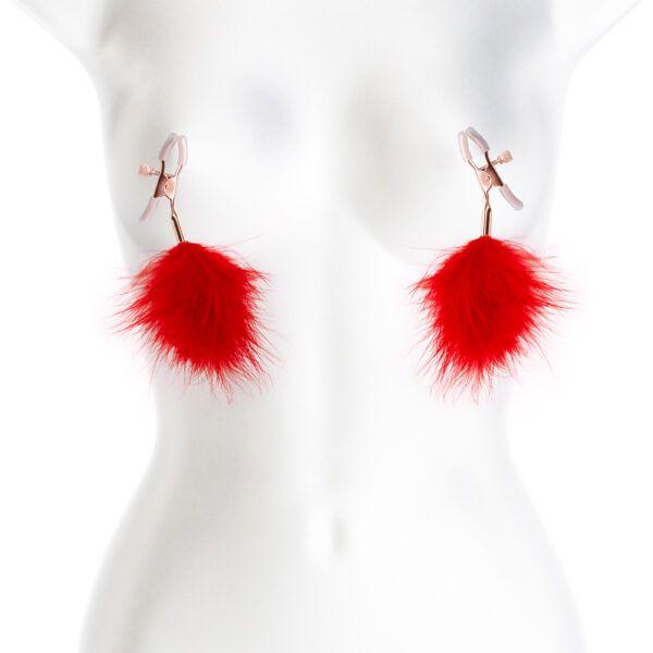 Bound Nipple Clamps F1 Red - Image 3