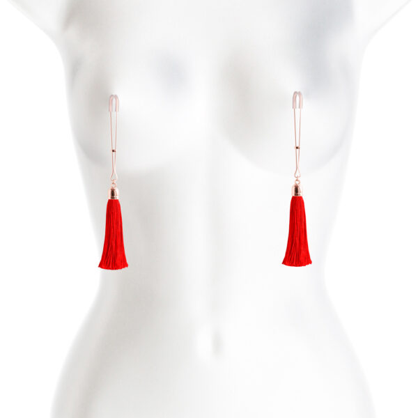 Bound Nipple Clamps T1 Red - Image 3