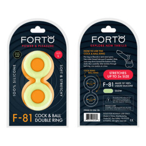 F-81: Double Ring Liquid Silicone 51Mm Glow