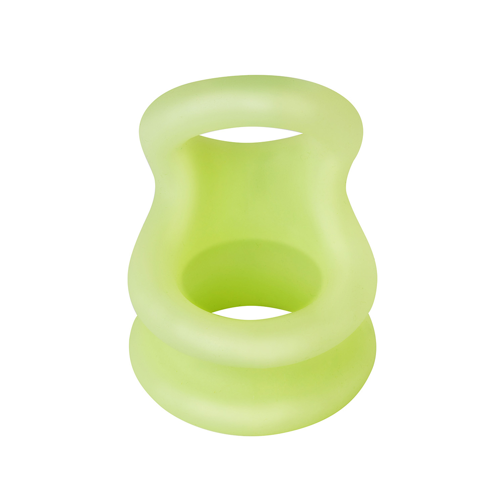 F-20: Balls Stretcher Liquid Silicone 60/77Mm Glow 2 F-20: Balls Stretcher Liquid Silicone 60/77Mm Glow - Image 2