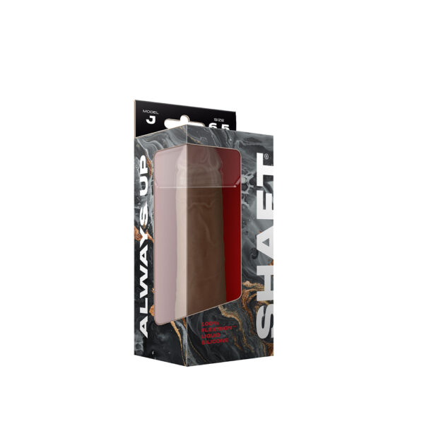 Model J Shaft 6.5'' Liquid Silicone Dong Oak