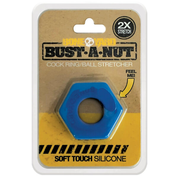 Bust A Nut Cock Ring Blue