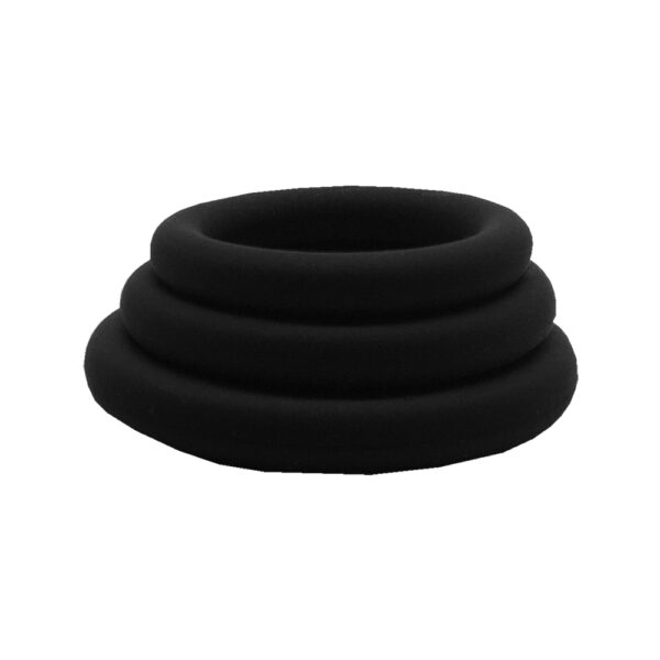 Rock Solid Tri-Pack Rubber Gasket Black - Image 2