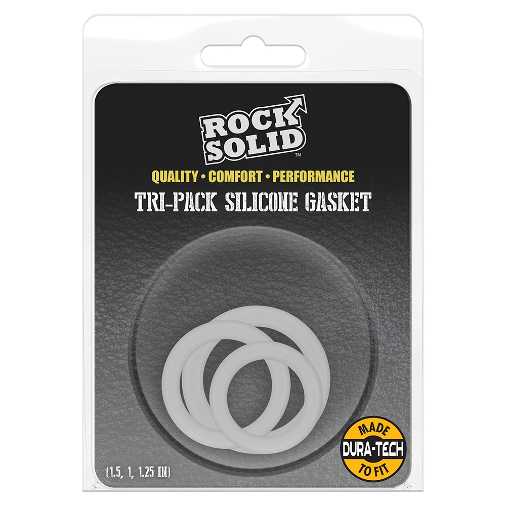 Rock Solid Tri-Pack Gasket Translucent 1 Rock Solid Tri-Pack Gasket Translucent