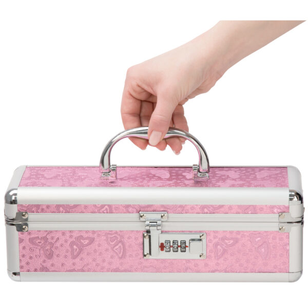 Powerbullet Lockable Medium Vibrator Case Pink - Image 3