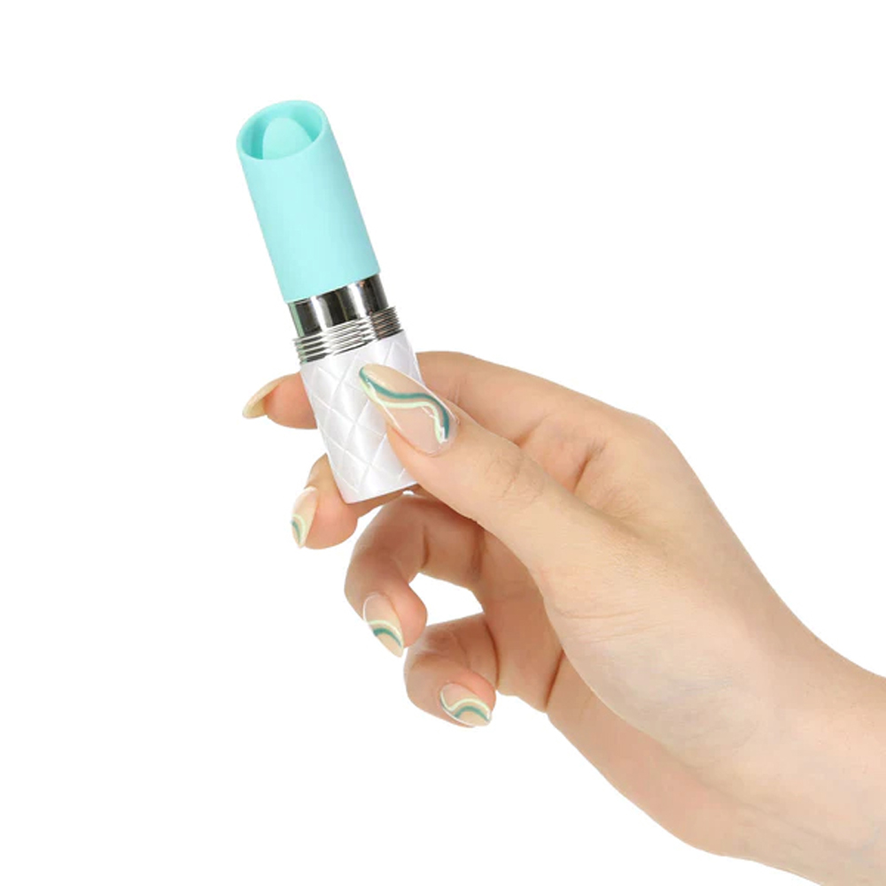Pillow Talk Lusty Luxurious Flickering Massager Teal 3 Pillow Talk Lusty Luxurious Flickering Massager Teal - Image 3
