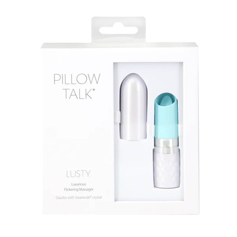 Pillow Talk Lusty Luxurious Flickering Massager Teal 1 Pillow Talk Lusty Luxurious Flickering Massager Teal