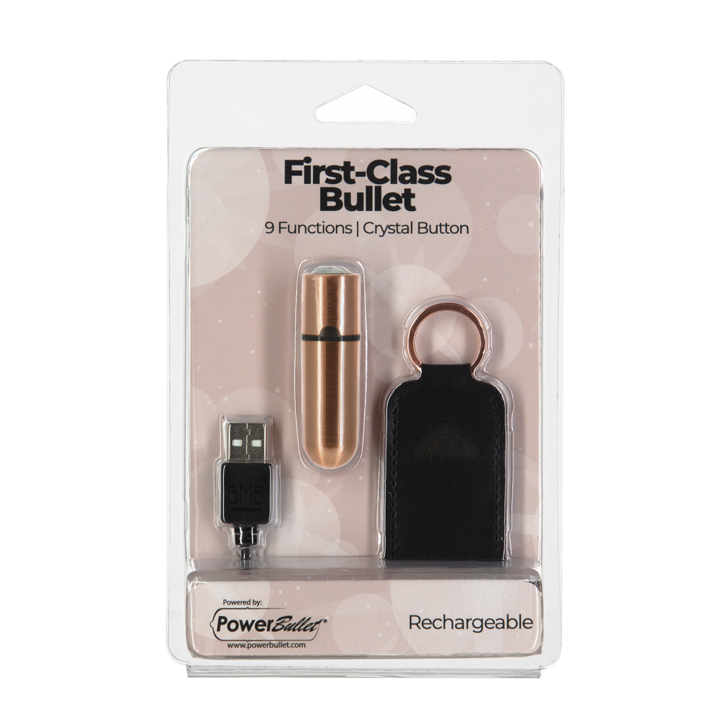Powerbullet First Class Mini Bullet With Crystal 9 Function Rose Gold 1 Powerbullet First Class Mini Bullet With Crystal 9 Function Rose Gold