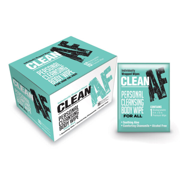 Clean Af Wipes Box Of 16