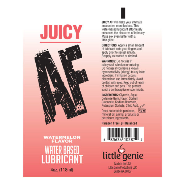 Af Lube Watermelon 4 oz. - Image 2