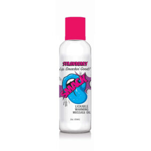 Smack Lickable Massage Oil Strawberry 2 oz.