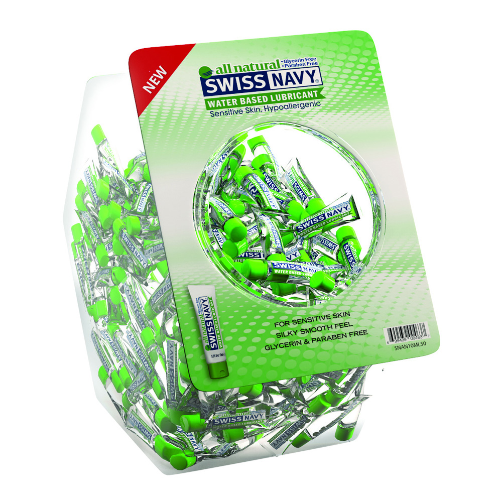 All Natural Lubricant 10 ml. 100Ct Fishbowl 1 All Natural Lubricant 10 ml. 100Ct Fishbowl