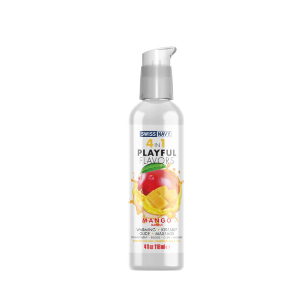 Swiss Navy 4 In 1 Mango Lubricant 4 oz.