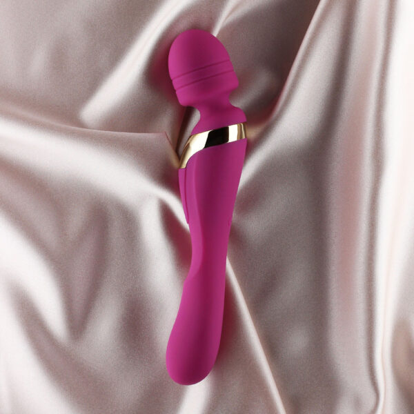 Mila Medium Wand Vibrator Burgundy - Image 2
