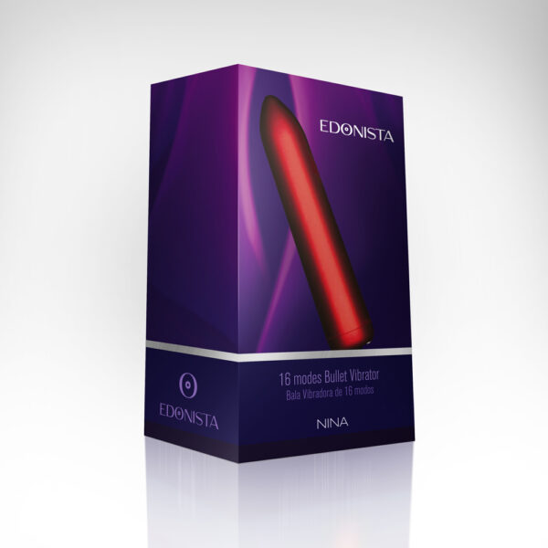 Nina 16 Modes Bullet Vibrator Red