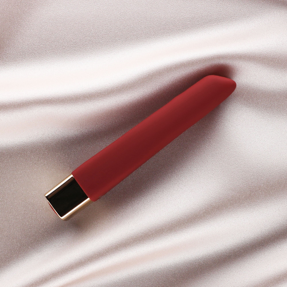 Quinn 10 Modes Silicone Bullet Vibrator Red 1 Quinn 10 Modes Silicone Bullet Vibrator Red
