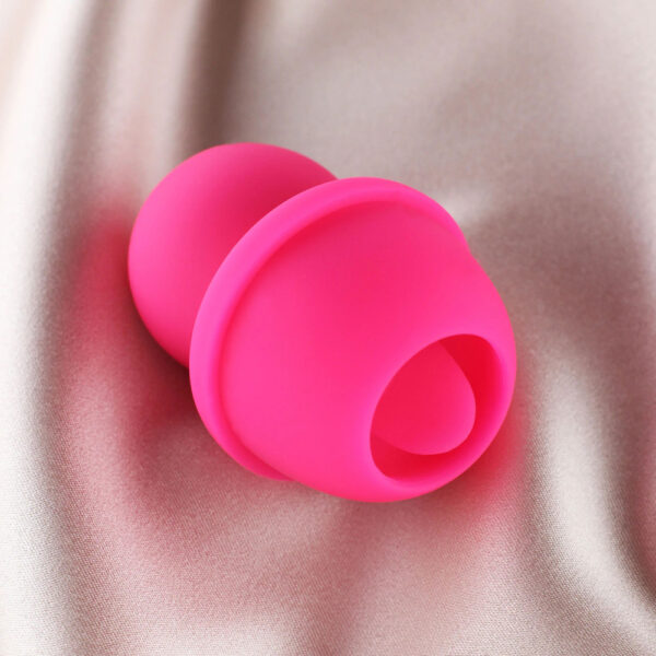 Albert Mushroom Shaped Tongue Vibrator Pink - Image 2