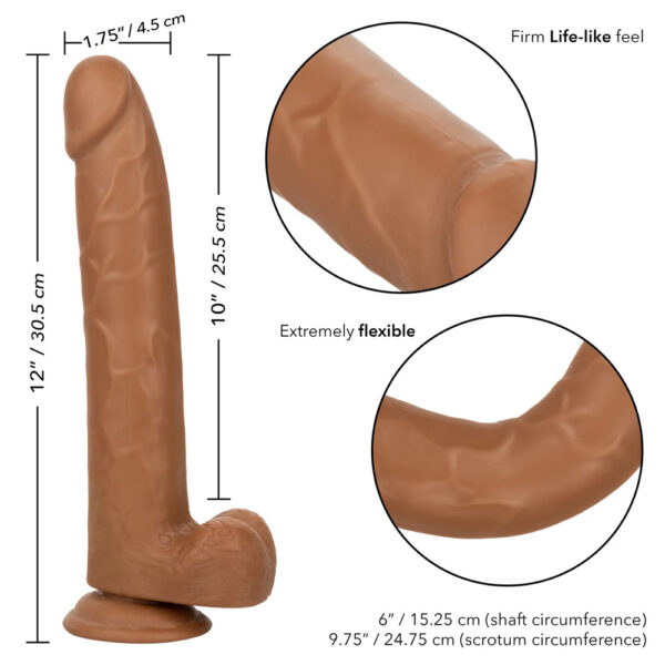 Size Queen 10" Brown - Image 3