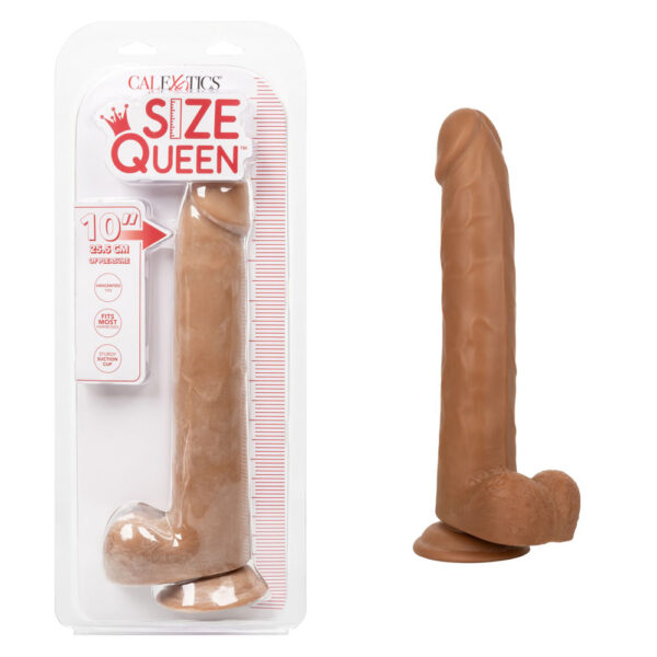 Size Queen 10" Brown