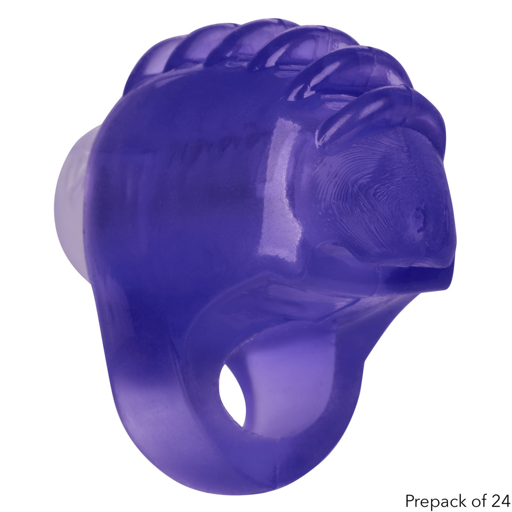 Foil Pack Vibrating Finger Teaser Prepack Of 24 Purple 2 Foil Pack Vibrating Finger Teaser Prepack Of 24 Purple - Image 2