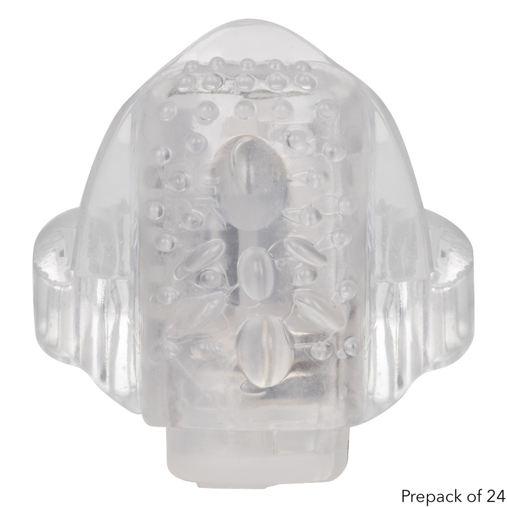 Foil Pack Vibrating Tongue Teaser Prepack Of 24 Clear 2 Foil Pack Vibrating Tongue Teaser Prepack Of 24 Clear - Image 2