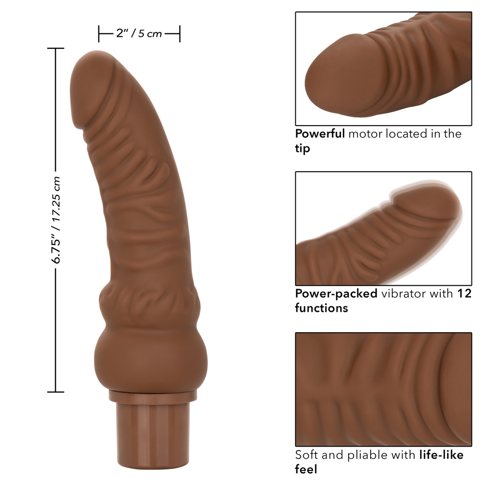 Rechargeable Power Stud Curvy Brown 3 Rechargeable Power Stud Curvy Brown - Image 3