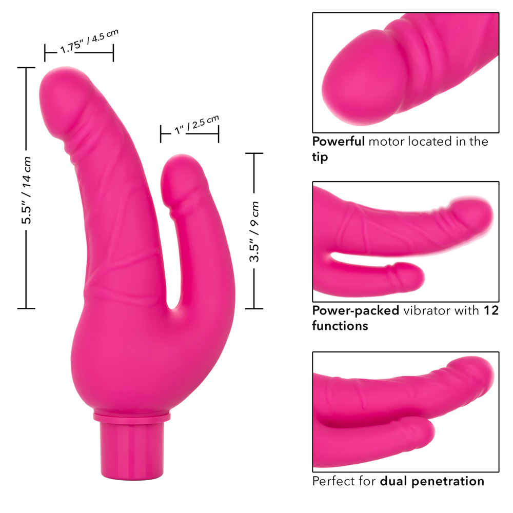 Rechargeable Power Stud Over & Under Pink 3 Rechargeable Power Stud Over & Under Pink - Image 3