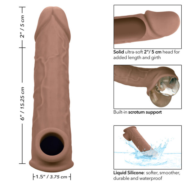 Performance Maxx Life-Like Extension 8" Brown - Image 3