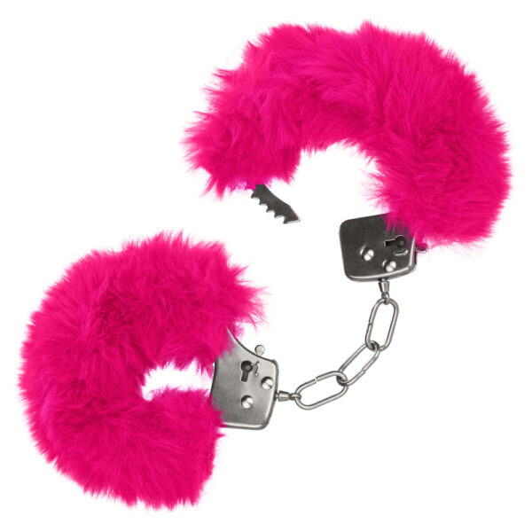 Ultra Fluffy Furry Cuffs Pink - Image 2
