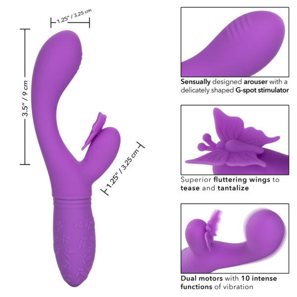 Rechargeable Butterfly Kiss Flutter Purple - Image 3