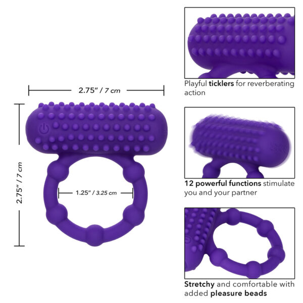 Silicone Rechargeable 5 Bead Maximus Ring - Image 3
