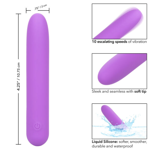 Bliss Liquid Silicone Mini Vibe - Image 3