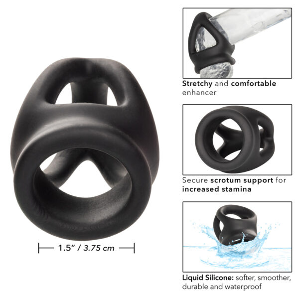Alpha Liquid Silicone Dual Cage & Ring - Image 3