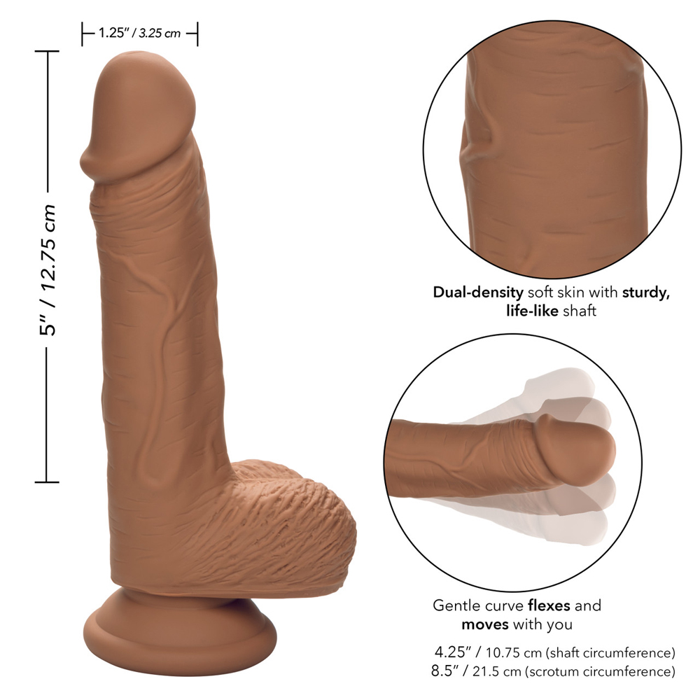 Dual Density Silicone Studs 5" Brown 3 Dual Density Silicone Studs 5" Brown - Image 3