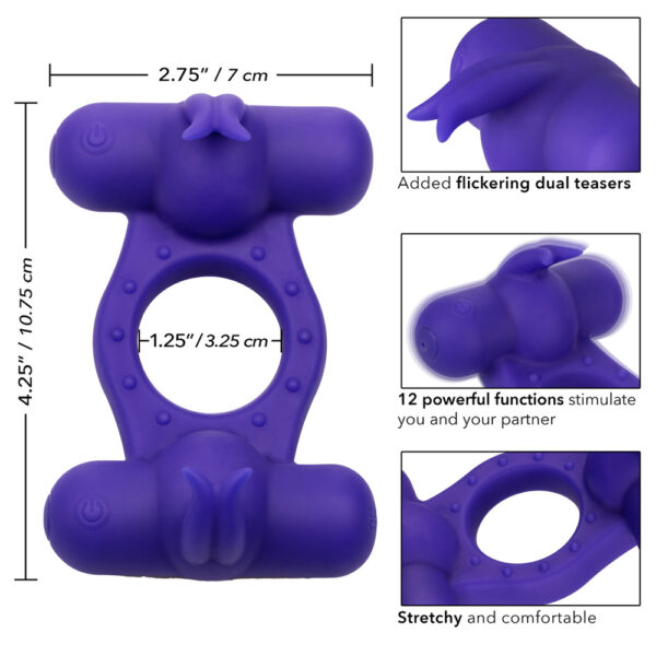 Silicone Rechargeable Triple Orgasm Enhancer - Image 3